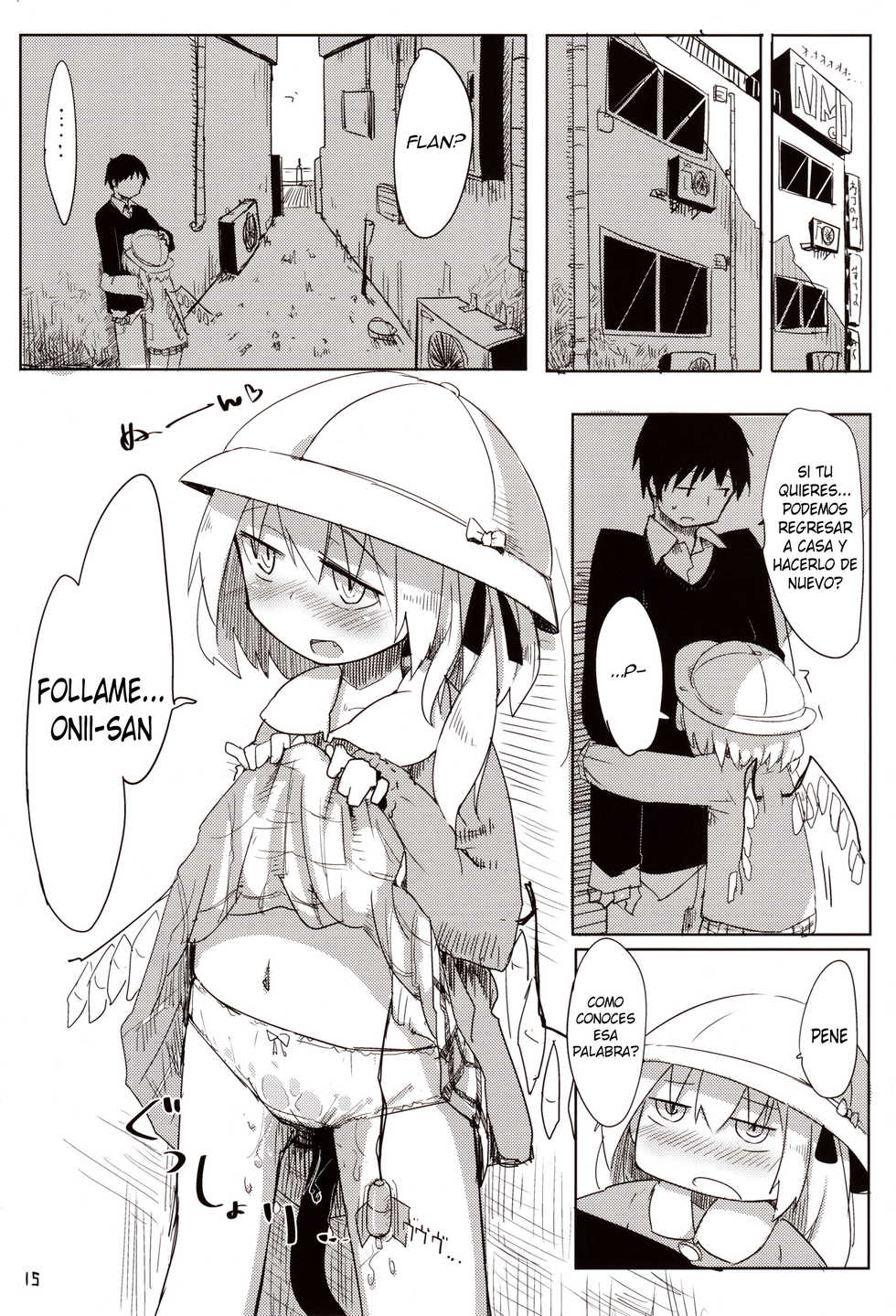 (Reitaisai 10) [Imoutogensouzitiku (Tsukumizu Yuu)] 04.1 Enjifuku Flan-chan to H (Touhou Project) [Spanish] - Page 16