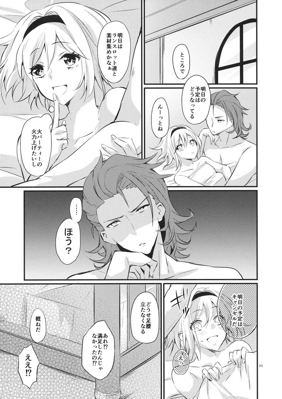 (CT31) [FL-clover, (Tenma Haruka)] Toaru Ichinichi no Danchou to (Granblue Fantasy) - Page 22