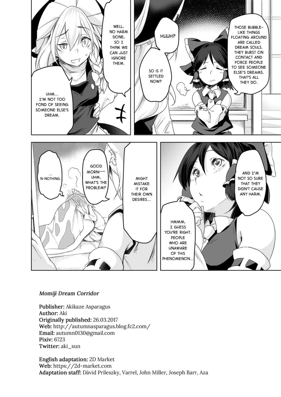 [Akikaze Asparagus (Aki)] Momiji Murou | Momiji Dream Corridor (Touhou Project) [English] {2d-market.com} [Decensored] [Digital] - Page 18