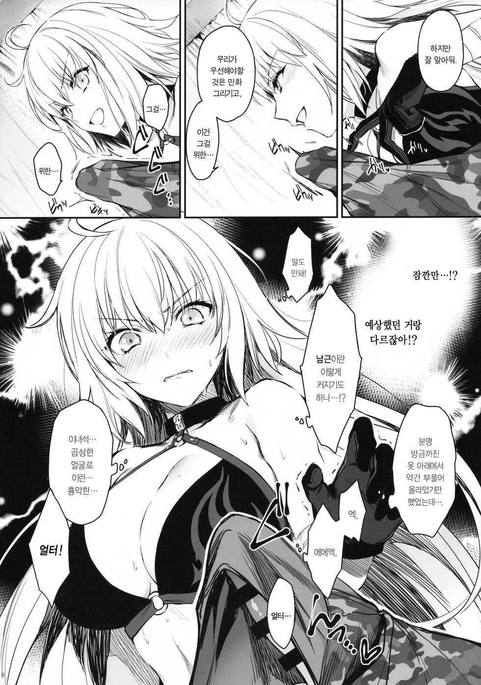 [Aruheito (Mutsuki)] Sakusha Shuzaichuu ni Tsuki... (Fate/Grand Order) [Korean] - Page 7