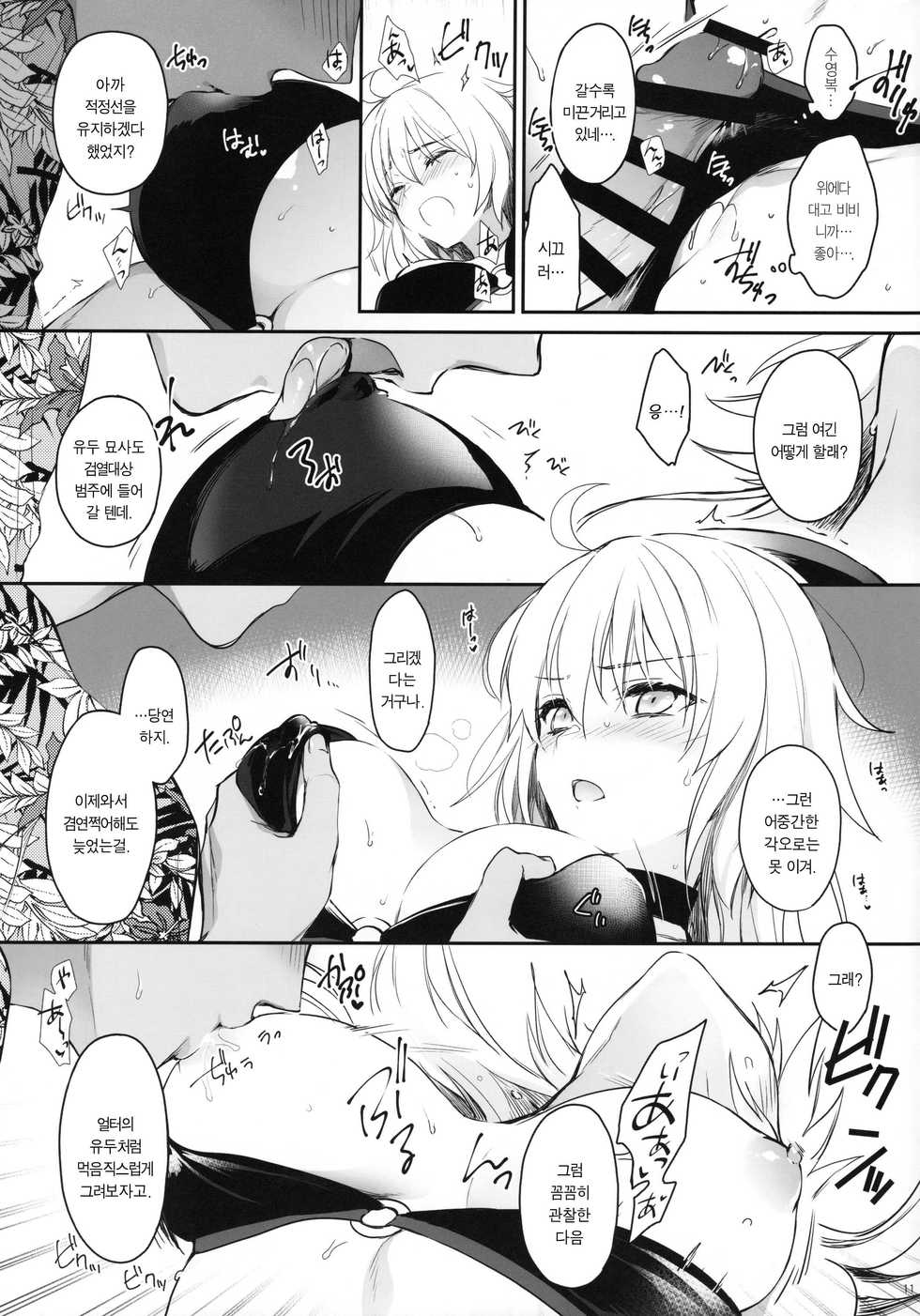 [Aruheito (Mutsuki)] Sakusha Shuzaichuu ni Tsuki... (Fate/Grand Order) [Korean] - Page 10