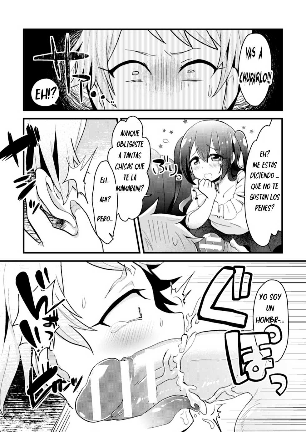 [Yamamoto Manami] Otokonoko VS Yarichin ~Yarisute Shippai! Mesuinu Choukyou Taikyuusen!?~ [Spanish] [bananare22] - Page 11