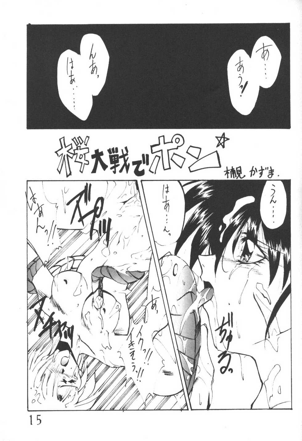 [BLACK WORDS (Kurogishi Kazeoki, Kusunomi Kazuma)] Sakura Taisen - Hanazaku Otome (Sakura Taisen, King of Fighters) - Page 14