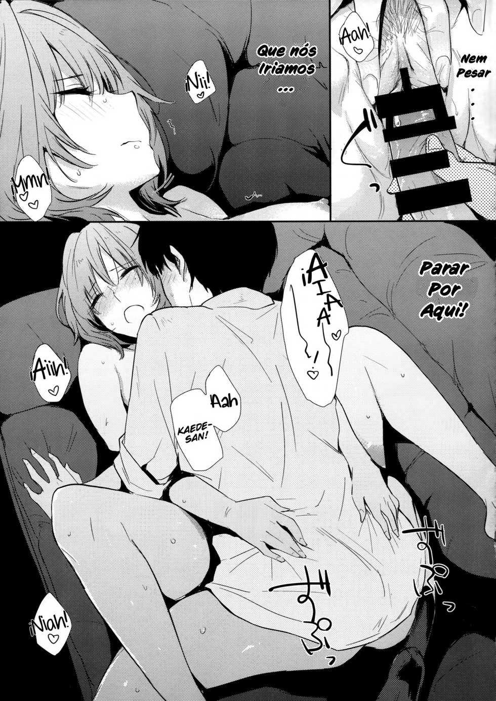(C87) [Cat Food (NaPaTa)] Kaede-san-ppoi no! (THE IDOLM@STER CINDERELLA GIRLS) [Portuguese-BR] - Page 10