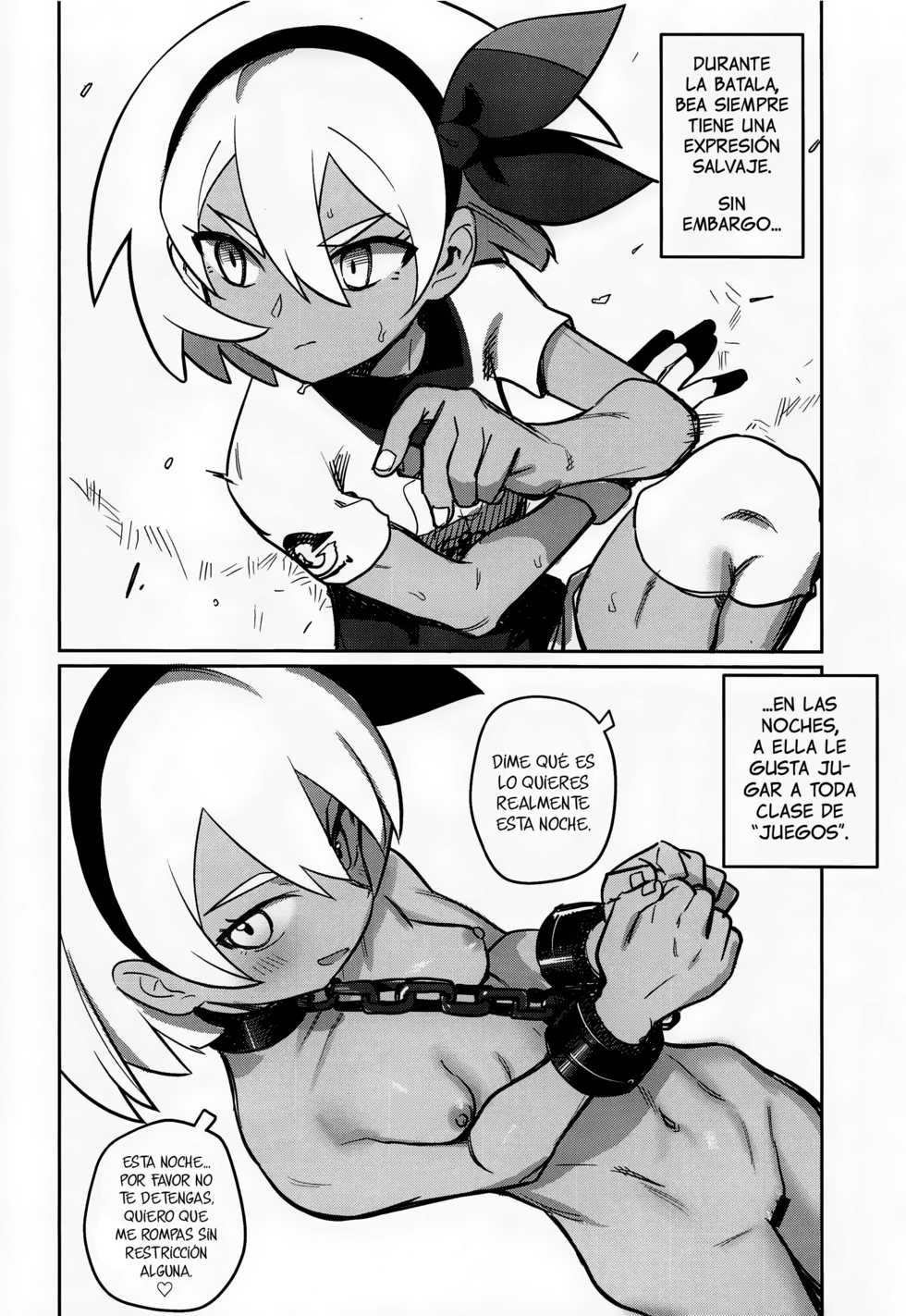 [PYPYworks (Syamonabe)] Top Trainer wa ○○ ga Tsuyoi | Las Entrenadoras Que Me Gustaría CXgerme (Pokémon Sword and Shield) [Spanish] [SRSM] - Page 7
