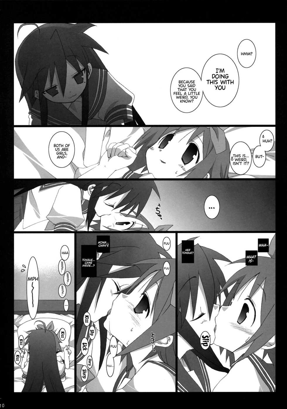 (C72) [TAKANAEDOKO (Takanae Kyourin)] Darlin's Freeze!! (Lucky Star) [English] {Hennojin} - Page 9