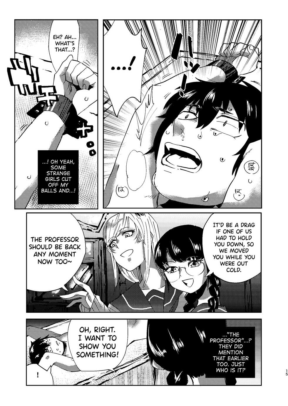 [Nitouhen] Zen Jinrui Kaizoukei Joshi-ka Keikaku 1 [English] [biribiri] [Digital] - Page 15
