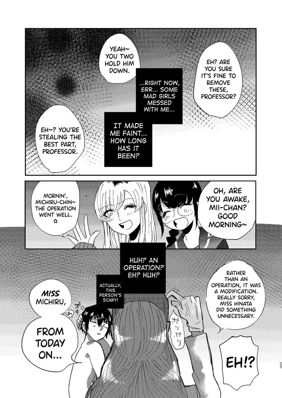 [Nitouhen] Zen Jinrui Kaizoukei Joshi-ka Keikaku 1 [English] [biribiri] [Digital] - Page 23