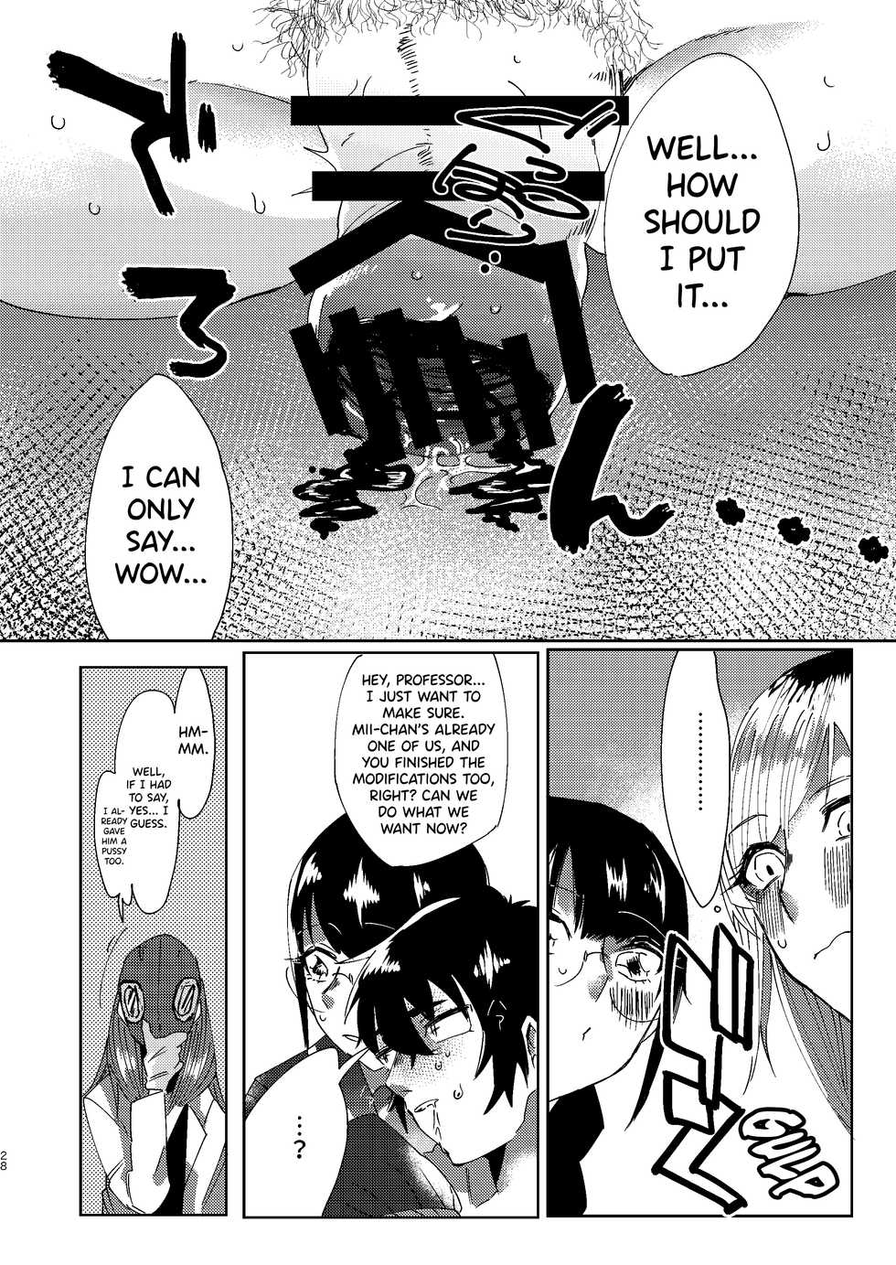 [Nitouhen] Zen Jinrui Kaizoukei Joshi-ka Keikaku 1 [English] [biribiri] [Digital] - Page 28