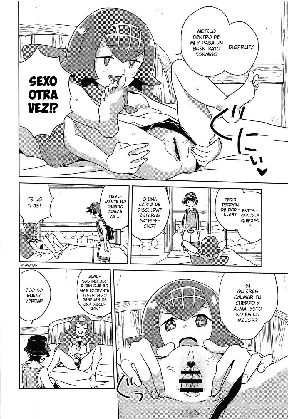 (Puniket 39) [Zenra Restaurant (Heriyama)] Ayamatte yo Suiren-chan (Pokémon Sun and Moon) [Spanish] [Avatar-kun] - Page 7