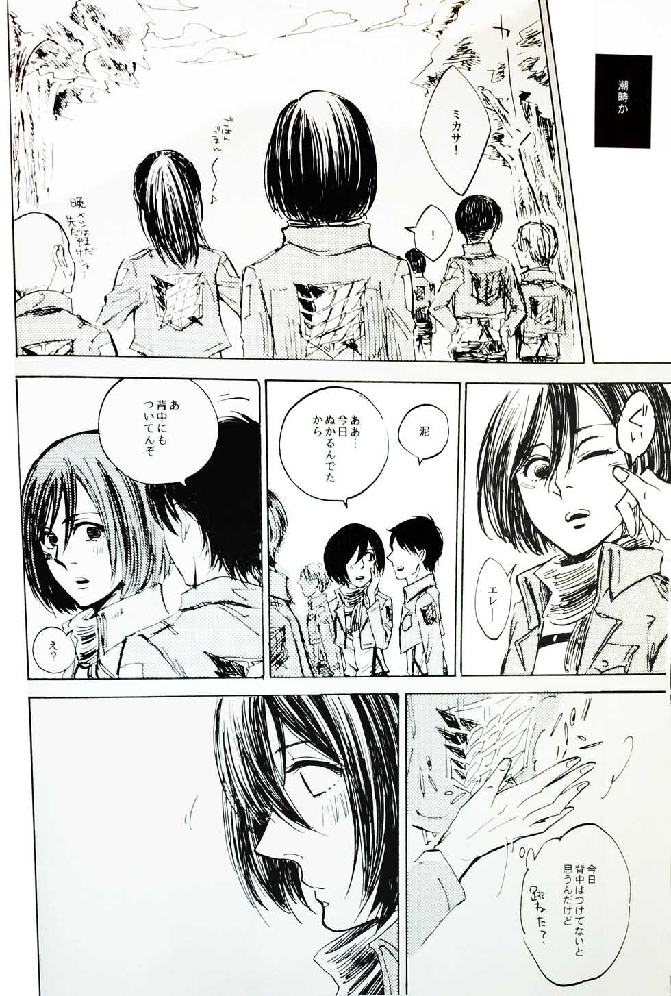 (SUPERKansai22) [QuintalLagosta (ebgr)] Nangina Buka no Koiwazurai (Shingeki no Kyojin) - Page 27