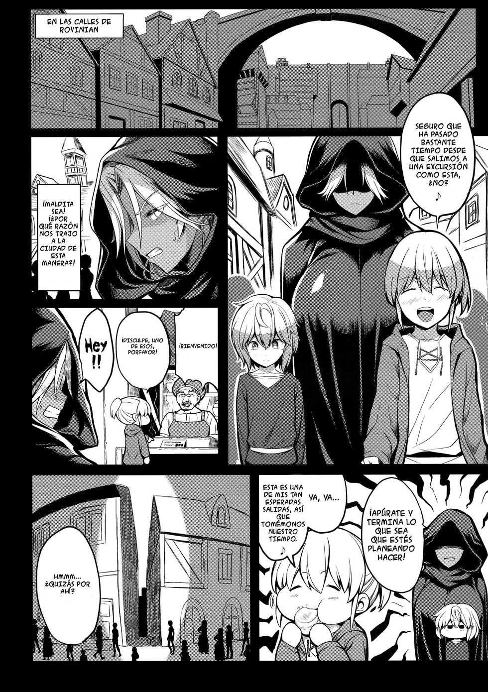 (C97) [Gate of XIII (Kloah13)] Shota Koutei Kyoudai Ni Torawareta Bakunyuu Onna Kishi 4 [Spanish] [FantasyShot] - Page 19