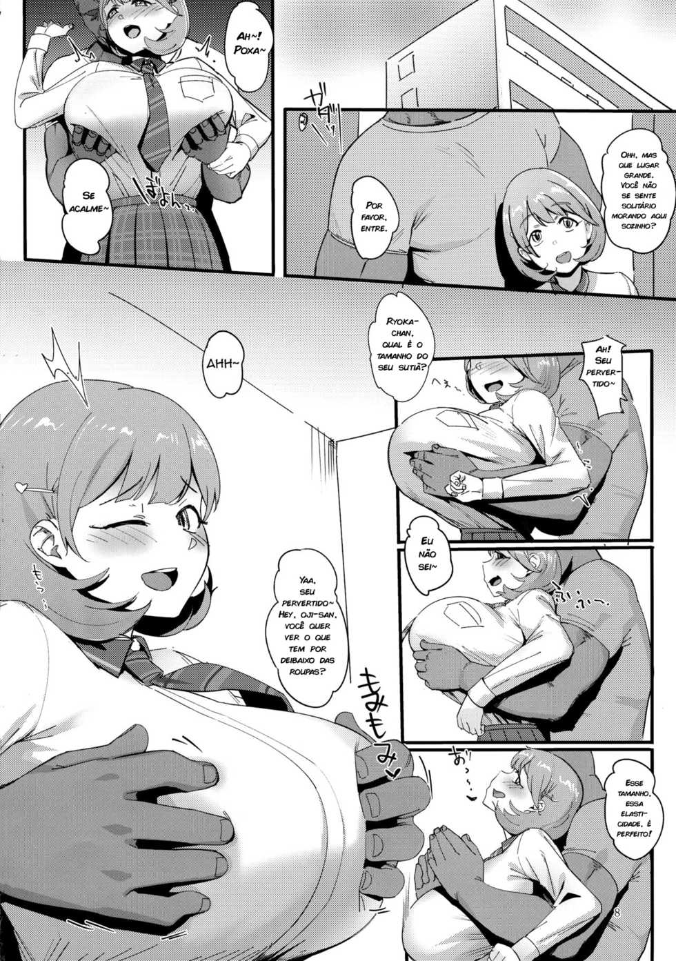 (C95) [Choushizen Kenkyuujo (Meido Sushi)] Himitsu Innyuu (Occultic;Nine) [Portuguese-BR] [zk3y] - Page 7