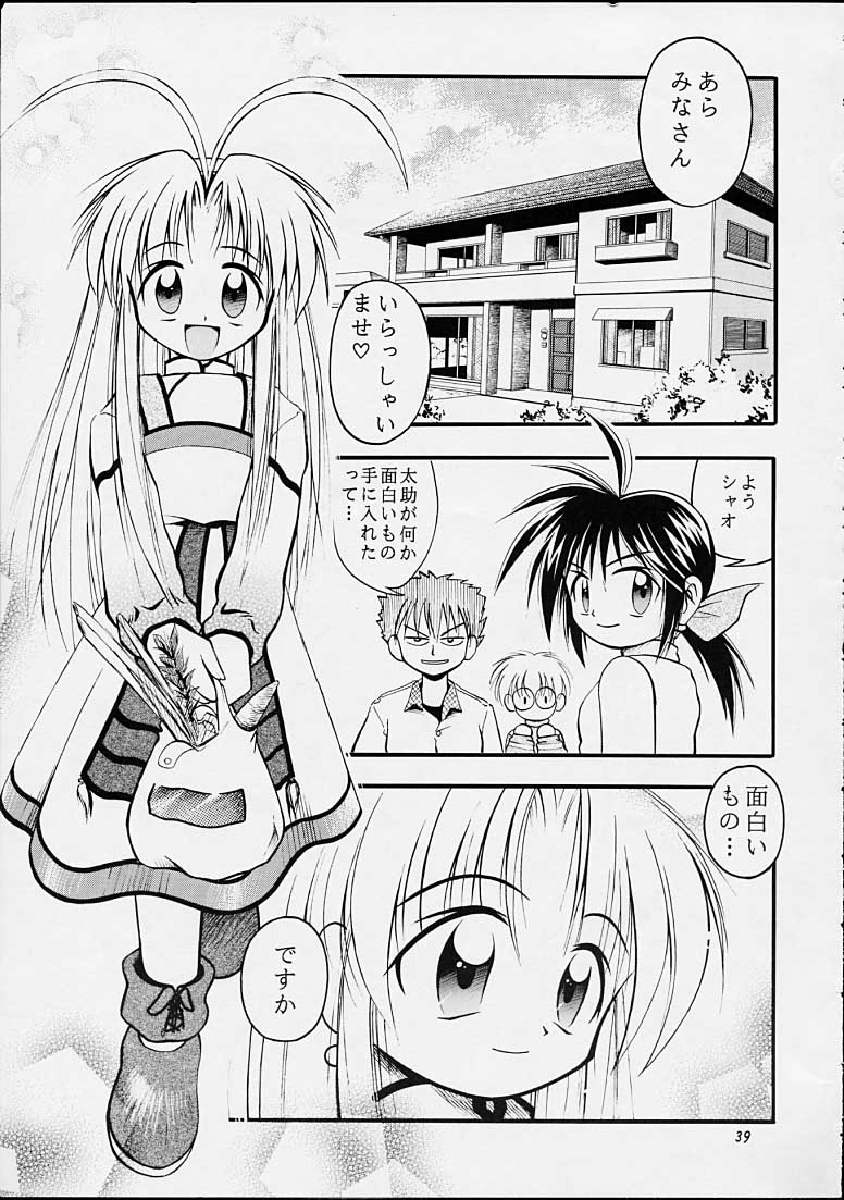 (C55) [Riroland (Kuuya,  Satomi Hiroyuki)] Chanto Chanto no Rinshan Kaihou! (Mamotte Shugogetten, Sorcerous Stabber Orphen) - Page 38