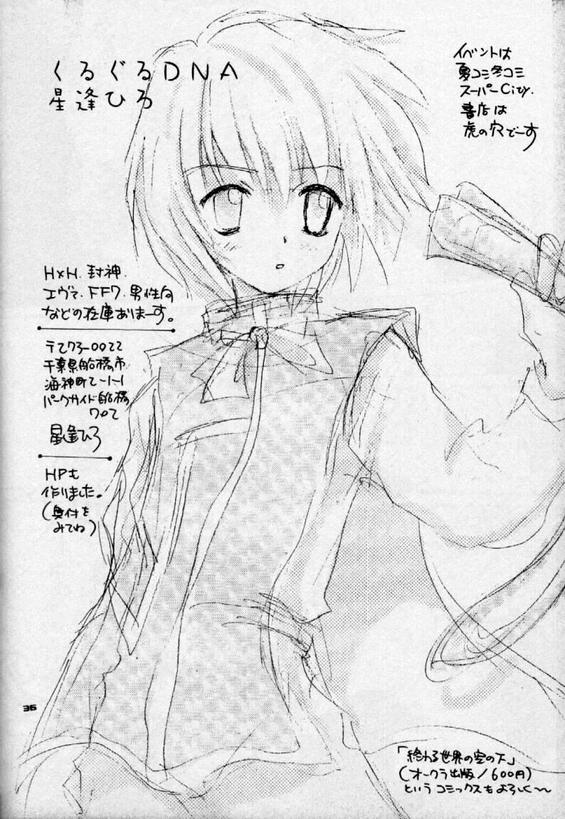 (C57) [KuruGuru DNA (Hoshiai Hilo)] Seifukuyoku no Kosui wa Michite (Hunter x Hunter) - Page 37