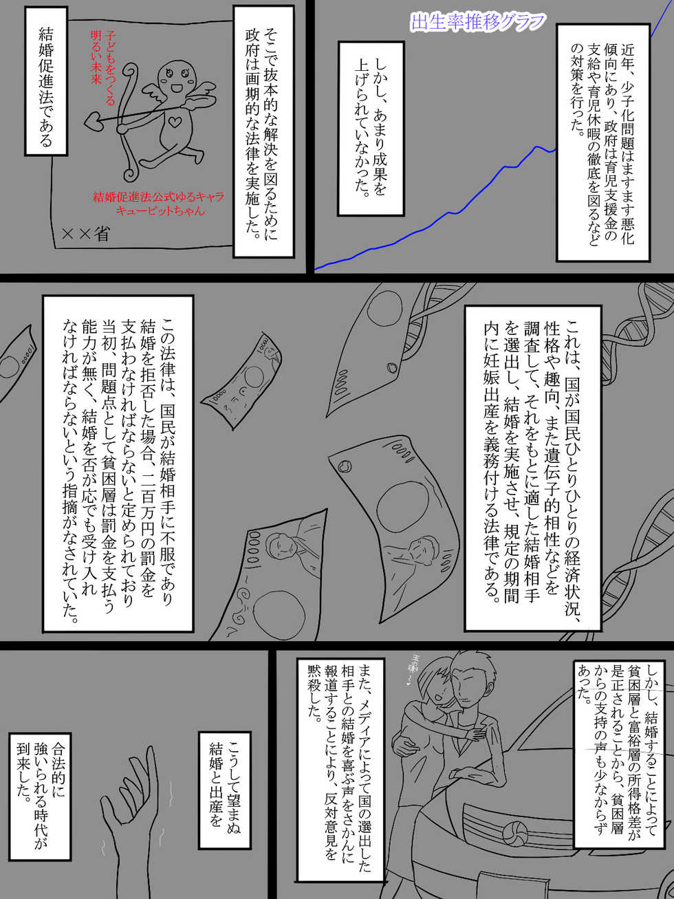 [White Note] Kyousei Kekkon ~ Shoushika Taisaku de Haramasareru JK ~ - Page 4