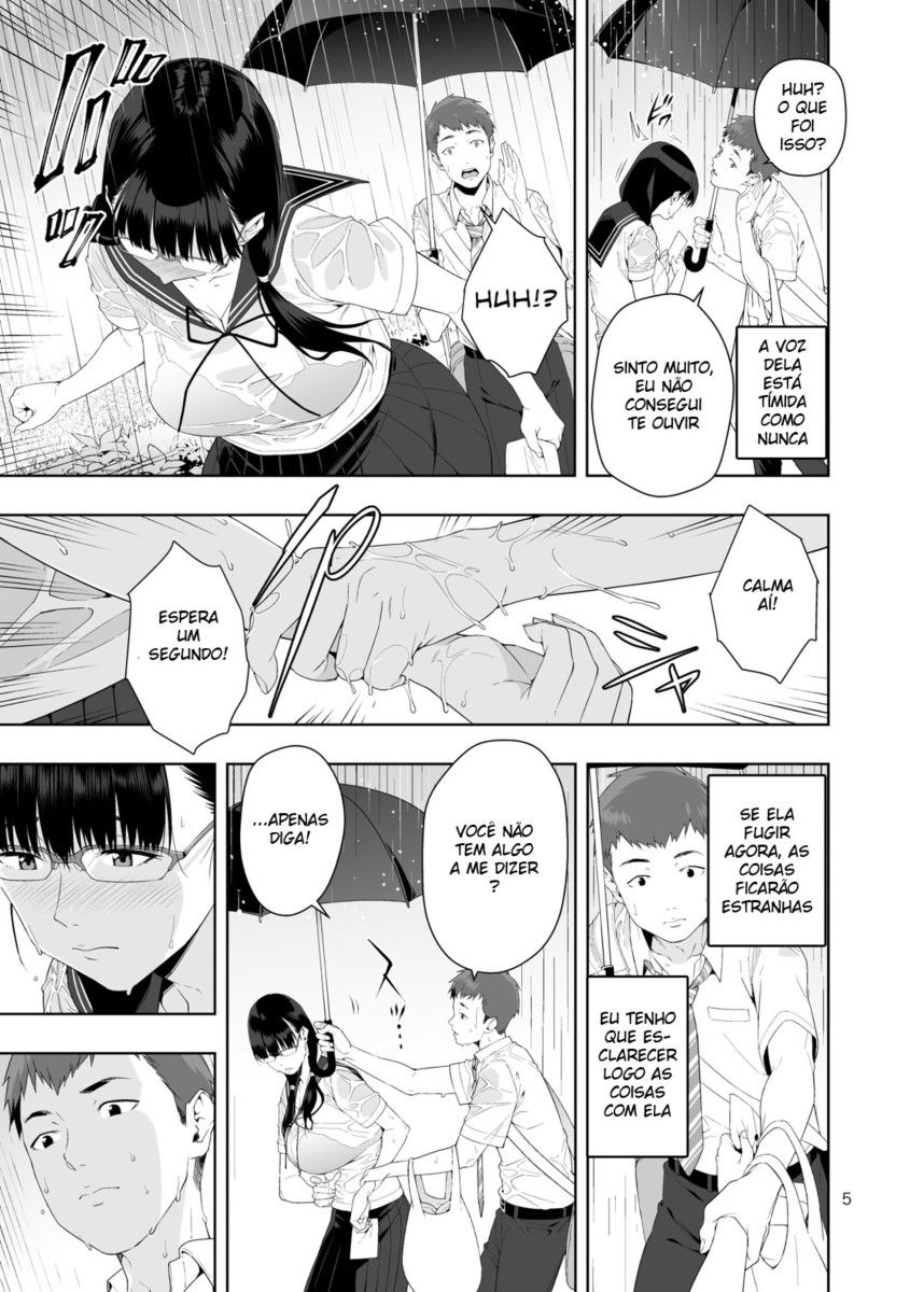 [JACK-POT (Jyura)] RAIN -Kokuhaku shite Kita no wa Imouto datta- [Portuguese-BR] [digital] - Page 4