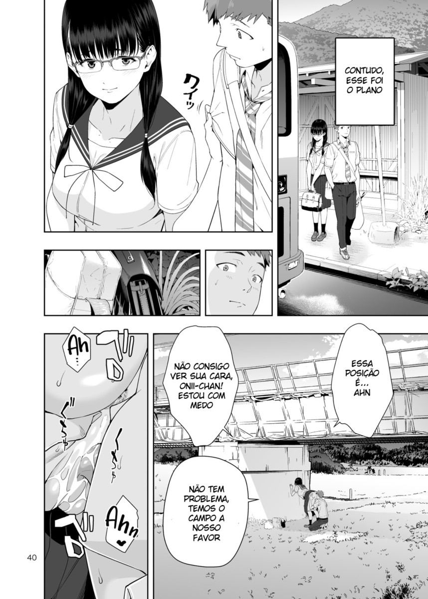 [JACK-POT (Jyura)] RAIN -Kokuhaku shite Kita no wa Imouto datta- [Portuguese-BR] [digital] - Page 39