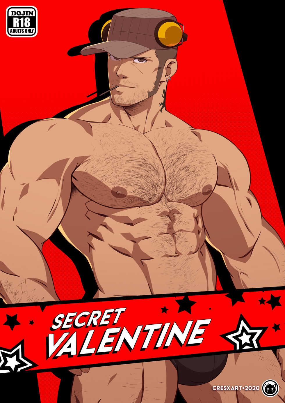 [Cresxart] Secret Valentine: P5 Comic (Textless) - Page 1