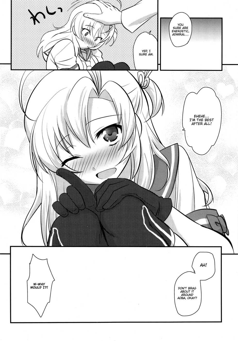 (Zettai Kaiiki Nagoya Ensei) [Kitsune (Tachikawa Negoro)] Daijoubu? Tsukarete naai? Jaa Kinugasa-san to Ecchi Shiyo ♥ | You okay? Are you tired? No? Then let's have sex! ♥ (Kantai Collection -KanColle-) [English] [FeeedTL] - Page 23