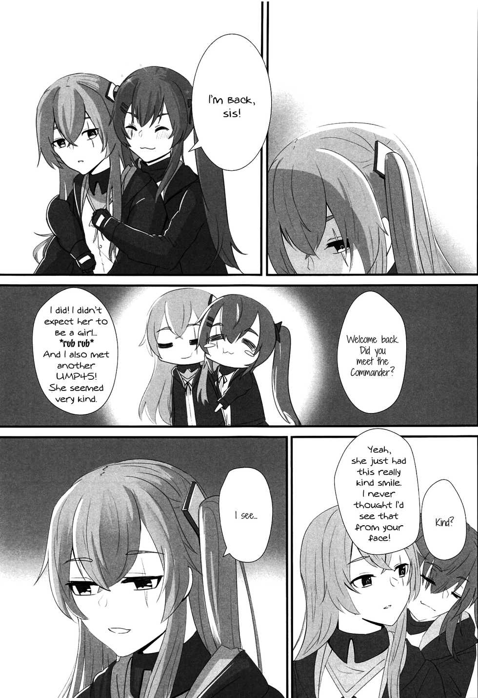 (C95) [Senba] Watashi no 45-nee wa Hitori dake! | There's only one 45-sis! (Girls' Frontline) [English] [MMAG Translations] - Page 6