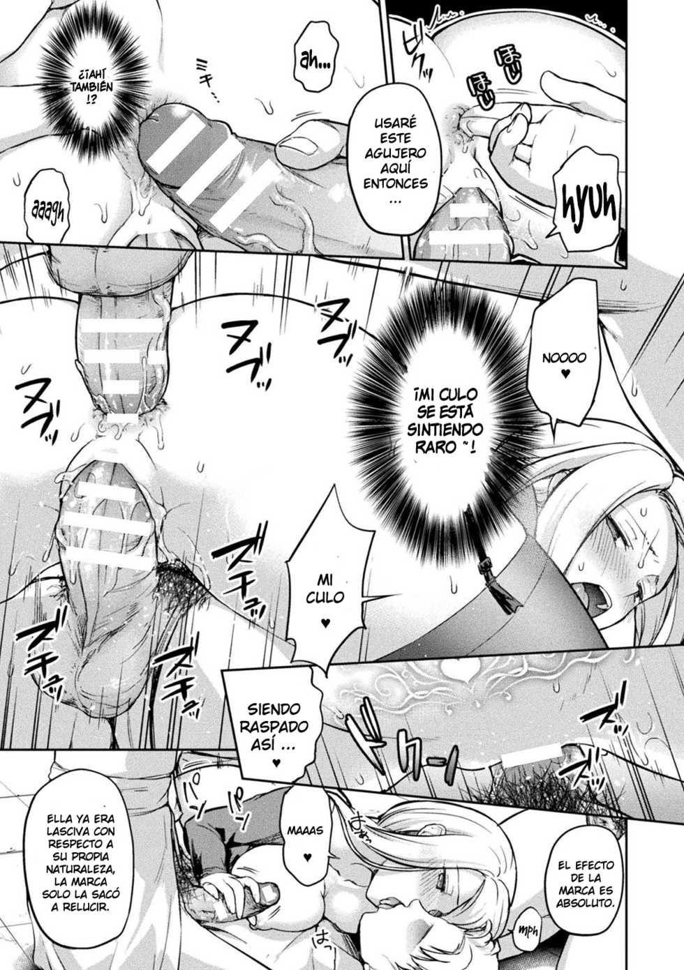 [Punita] Kyoukai no Yami (Bessatsu Comic Unreal Inmon no Maryoku de Bishoujo-tachi ga Akuochi Kairaku Ochi! Vol. 3) [Spanish] [Digital] - Page 9