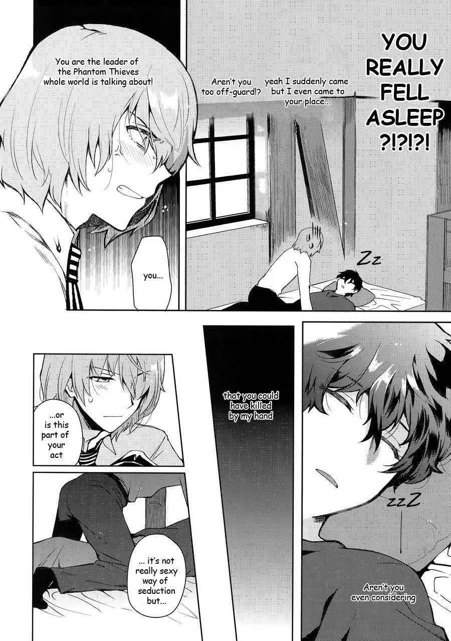 (Youkoso Velvet Room 2) [downbeat (Kirimoto Yuuji)] Kyou wa Mouneru. - Good Night Darling | I'm gonna sleep for now (Persona 5) [English] - Page 5
