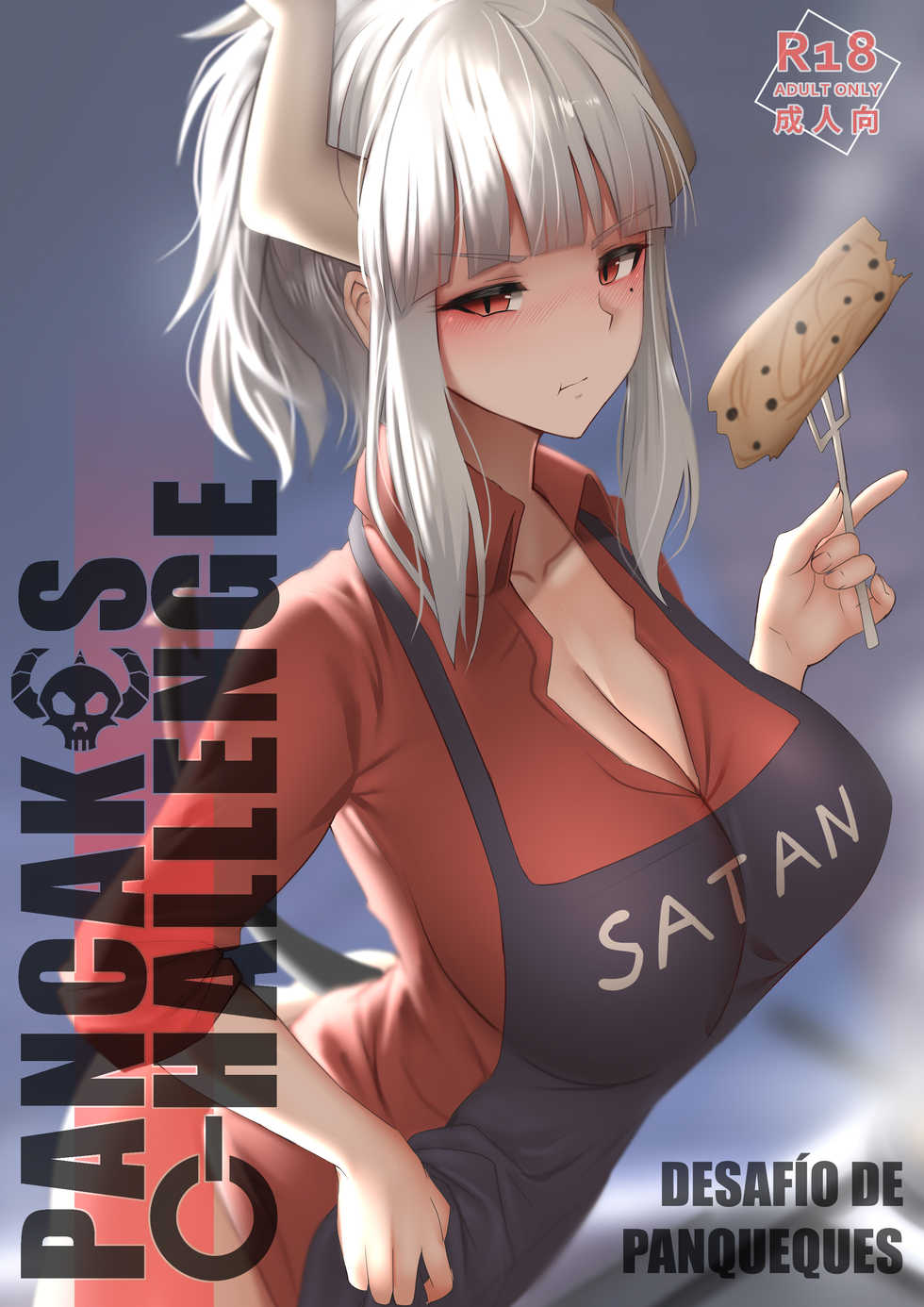 [Ginhaha] Pancakes Challenge | Desafío de Panqueques (Helltaker) [Spanish] [HGnF] - Page 1