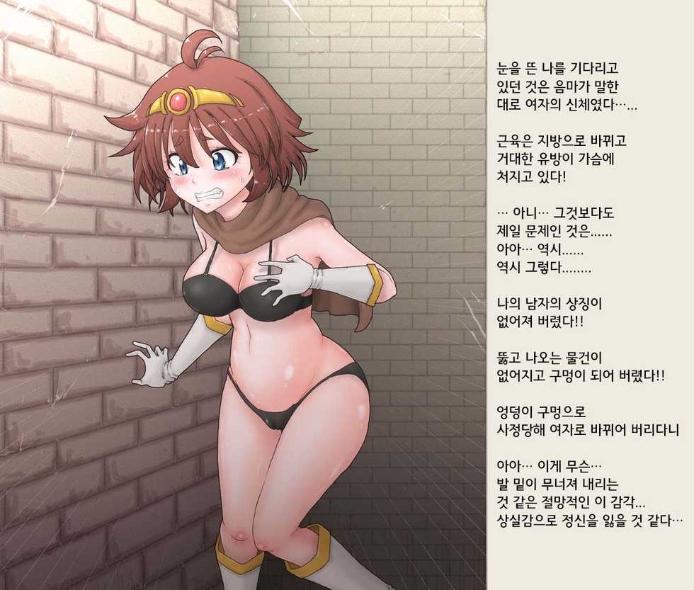 [Greg Soujou] Nyotaika Onaho Yuusha-sama - Ore Yuusha Nanoni Seitenkan de Onna ni Sarete Orc no Onaho ni Sarechatta | 여체화 오나홀 용자님 나 용사인데 성전환으로 여자가 되어 오크 호나홀이 되버렸다 [Korean] [Incomplete] - Page 11