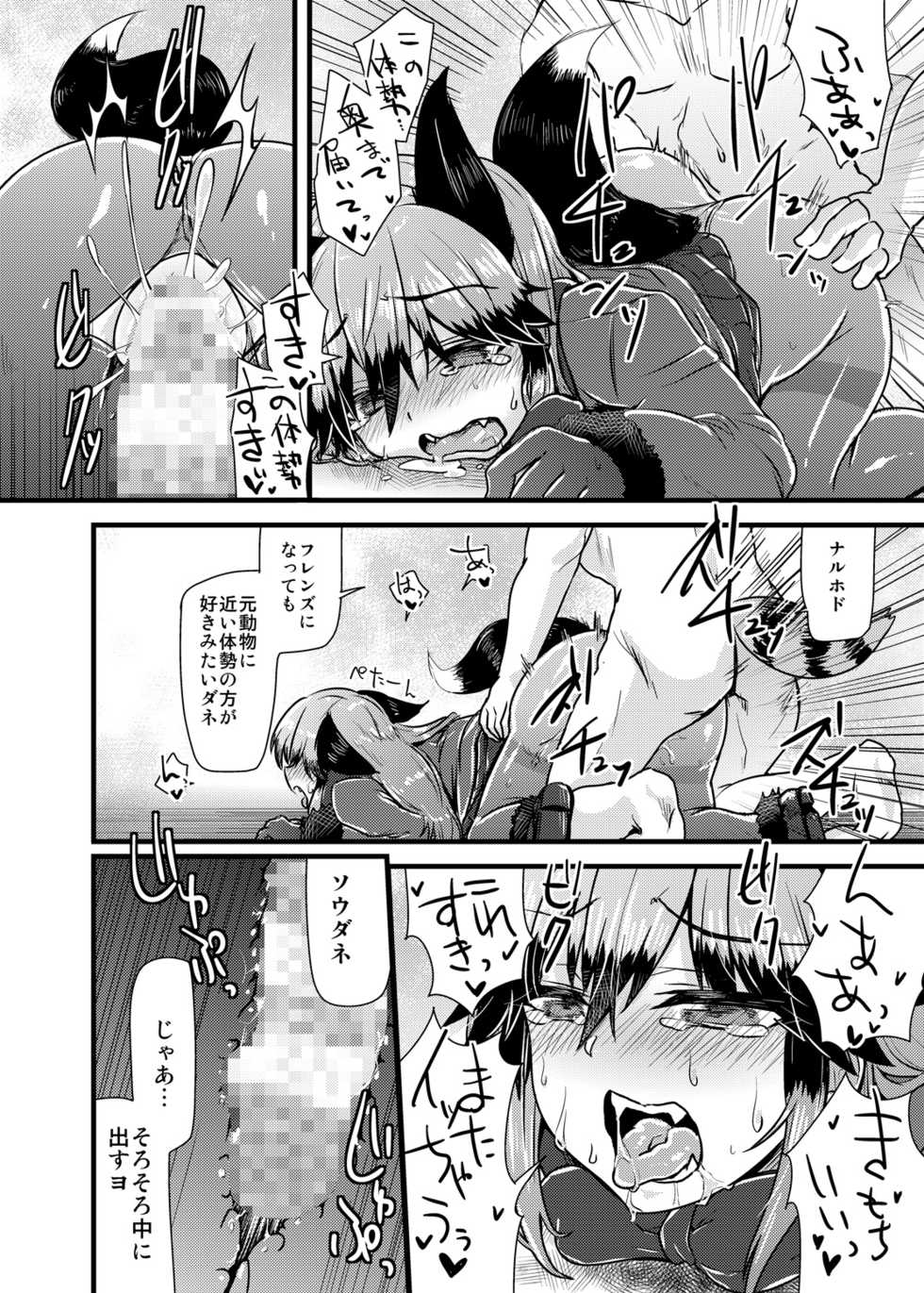 [Caution (Eitaisa)] Gingitsune-chan ni Hito no Koubi o Oshietai (Kemono Friends) [Digital] - Page 21