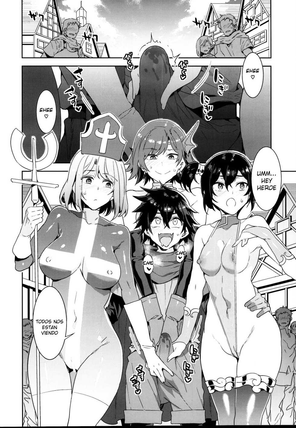 (C95) [Alice no Takarabako (Mizuryu Kei)] Seiyoku ni Shoujiki Sugiru Shota Yuusha [Spanish] - Page 3