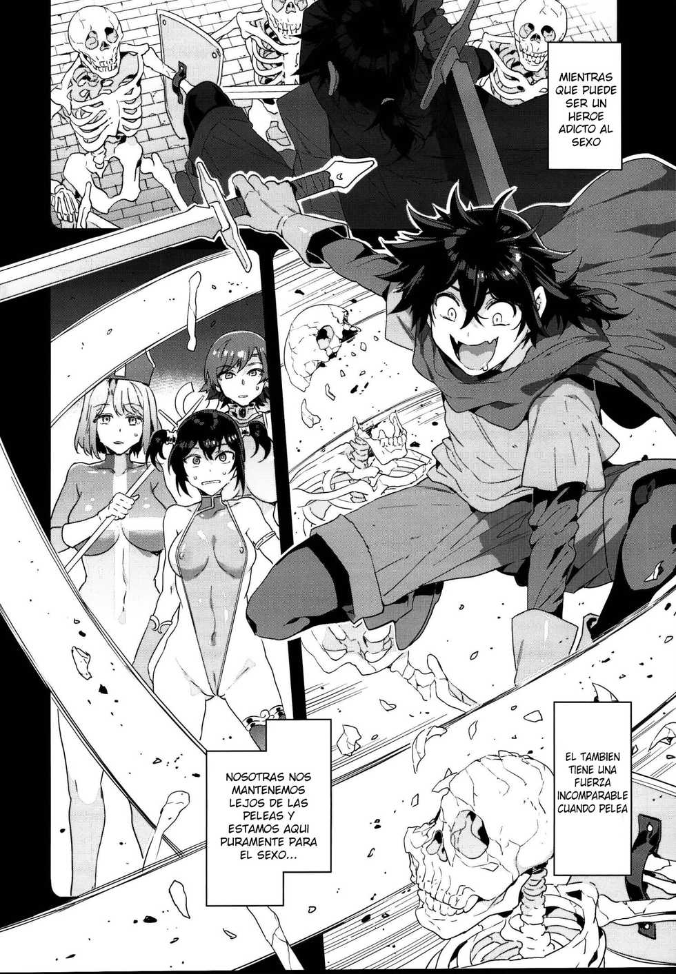 (C95) [Alice no Takarabako (Mizuryu Kei)] Seiyoku ni Shoujiki Sugiru Shota Yuusha [Spanish] - Page 9