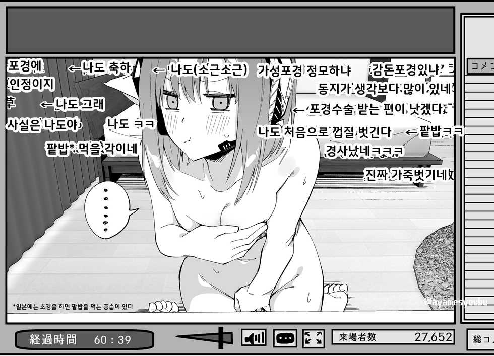 [Shobu] 2000 Ii ne de Fuku o 1-mai Nugu Yuumei Nama Omo | 2000명 당 한 겹씩 벗으면 인기 스트리머 될 수 있어? [Korean] [팀 오바참치] - Page 13