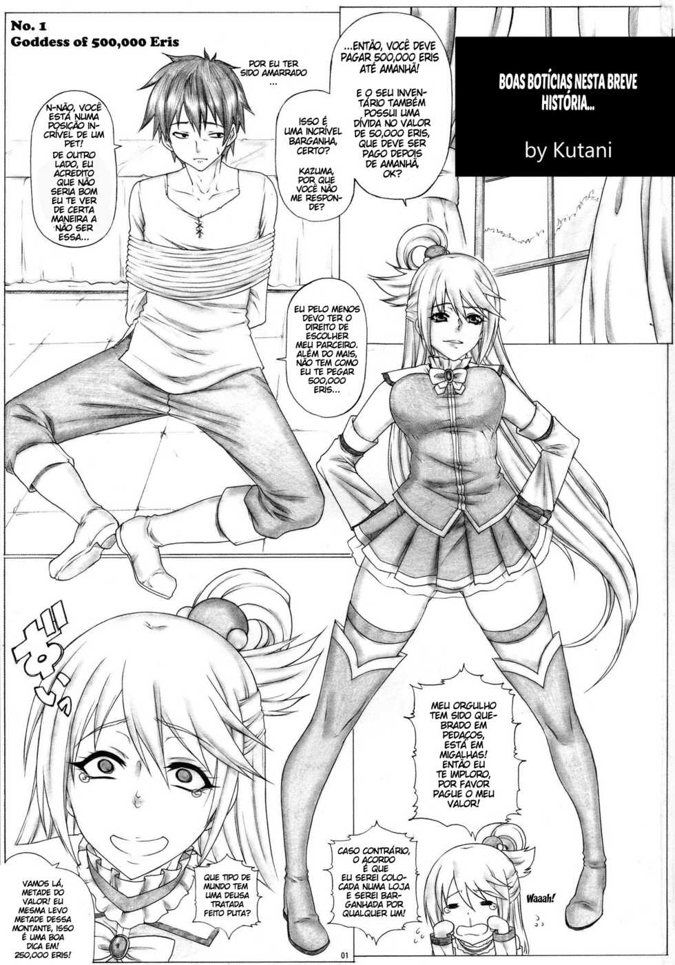 (C91) [AXZ (Kutani)] Angel's Stroke 97 NamaSuba (Kono Subarashii Sekai ni Syukufuku o!) [Portuguese-BR] [DiegoVPR] - Page 2