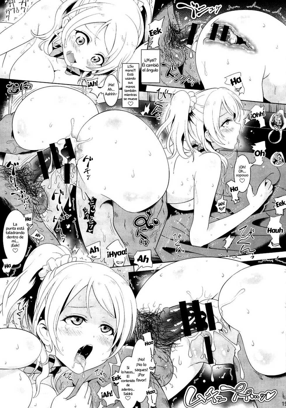 (COMIC1☆8) [Hagane no Tsurugi (Shiraha Mato)] Loveholive (Love Live!) [Spanish] [DGX] - Page 18