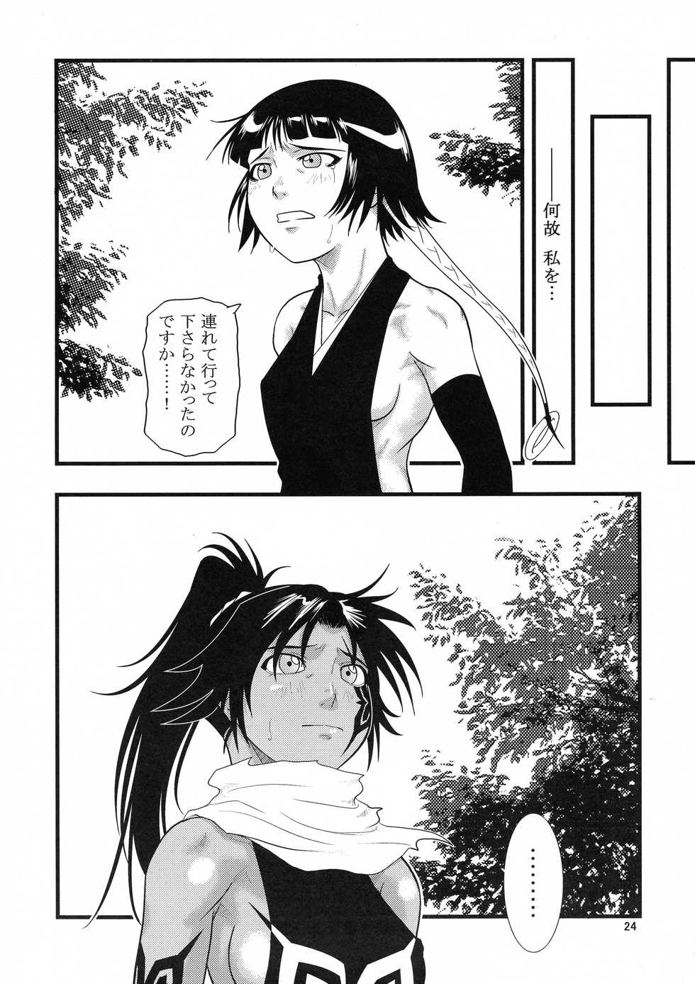 [Great.Dadan (Seijirou Kagechika)] Yoruichi Nyan to Soi Fon no Hon (BLEACH) - Page 24