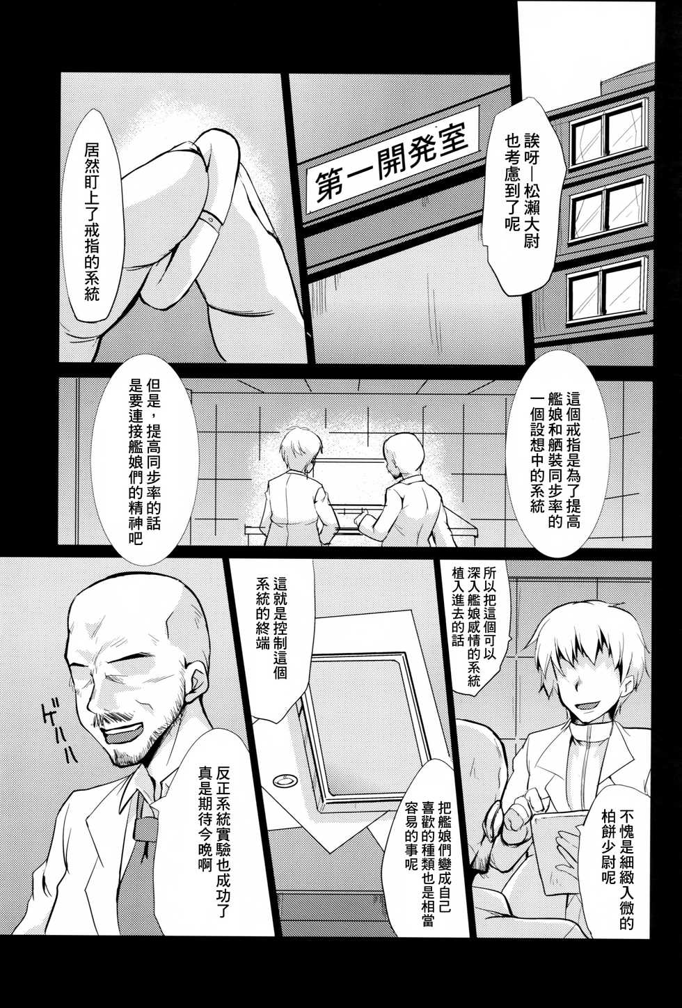 (C86) [Hard Puncher Maniax (Shibahara Gotyo)] Kanmusu Nostalgia | 艦娘思鄉病 (Kantai Collection -KanColle-) [Chinese] [臭鼬娘漢化組] - Page 3