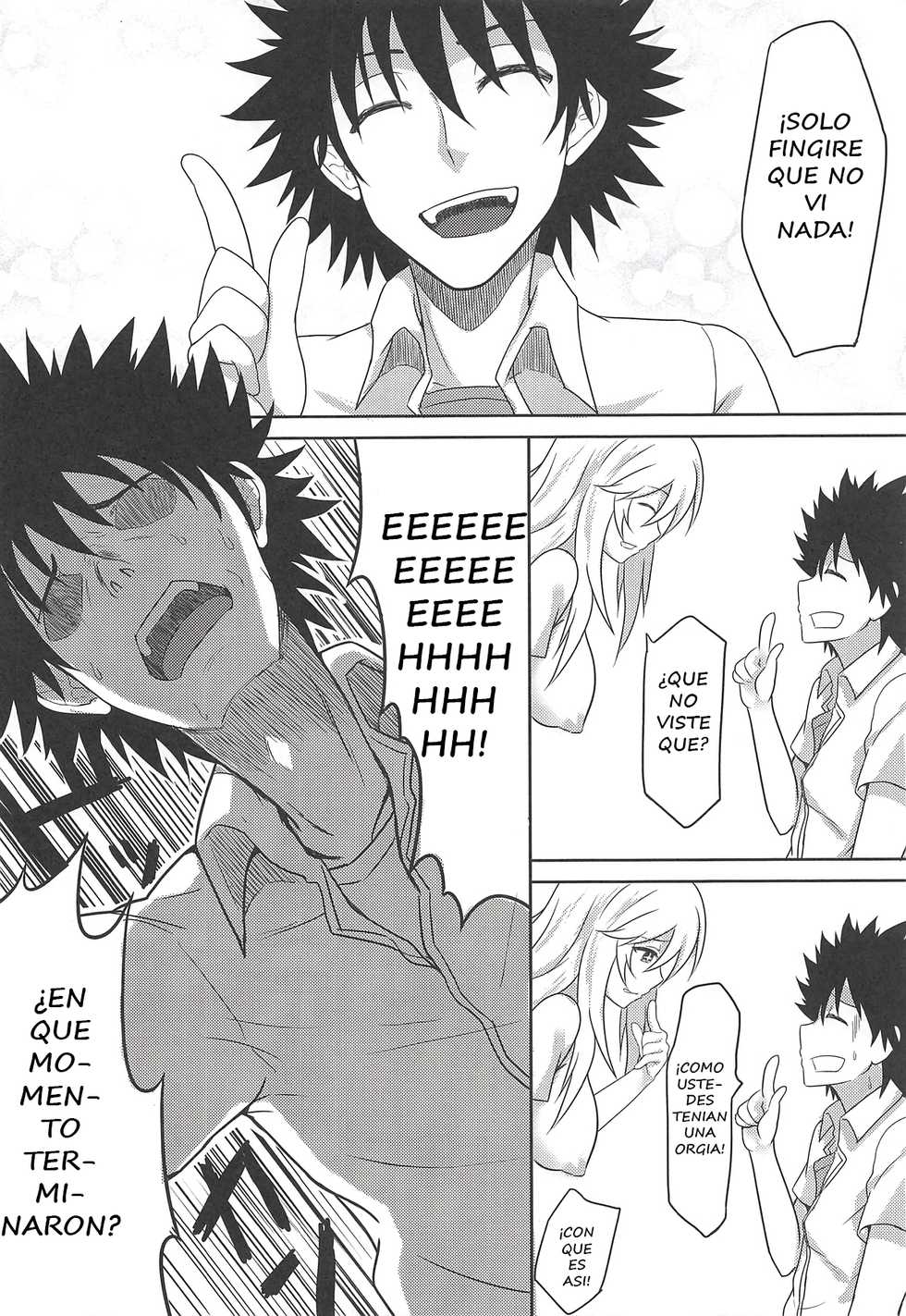 (C84) [Brio (YO)] MikoMisa to Fukou na Otoko | Mikomisa and the Unfortunate Man (Toaru Kagaku no Railgun) [Spanish] [AZXTranslations] - Page 9