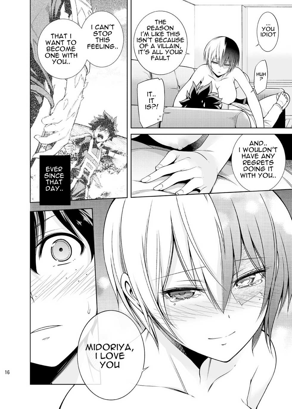 [OMEGA 2-D (Hibino Tomoki, Shima Seiryuu)] Koisuru Hyouketsu Girl | Girl Frozen in Love (Boku no Hero Academia) [English] [Gwimi] [Digital] - Page 15