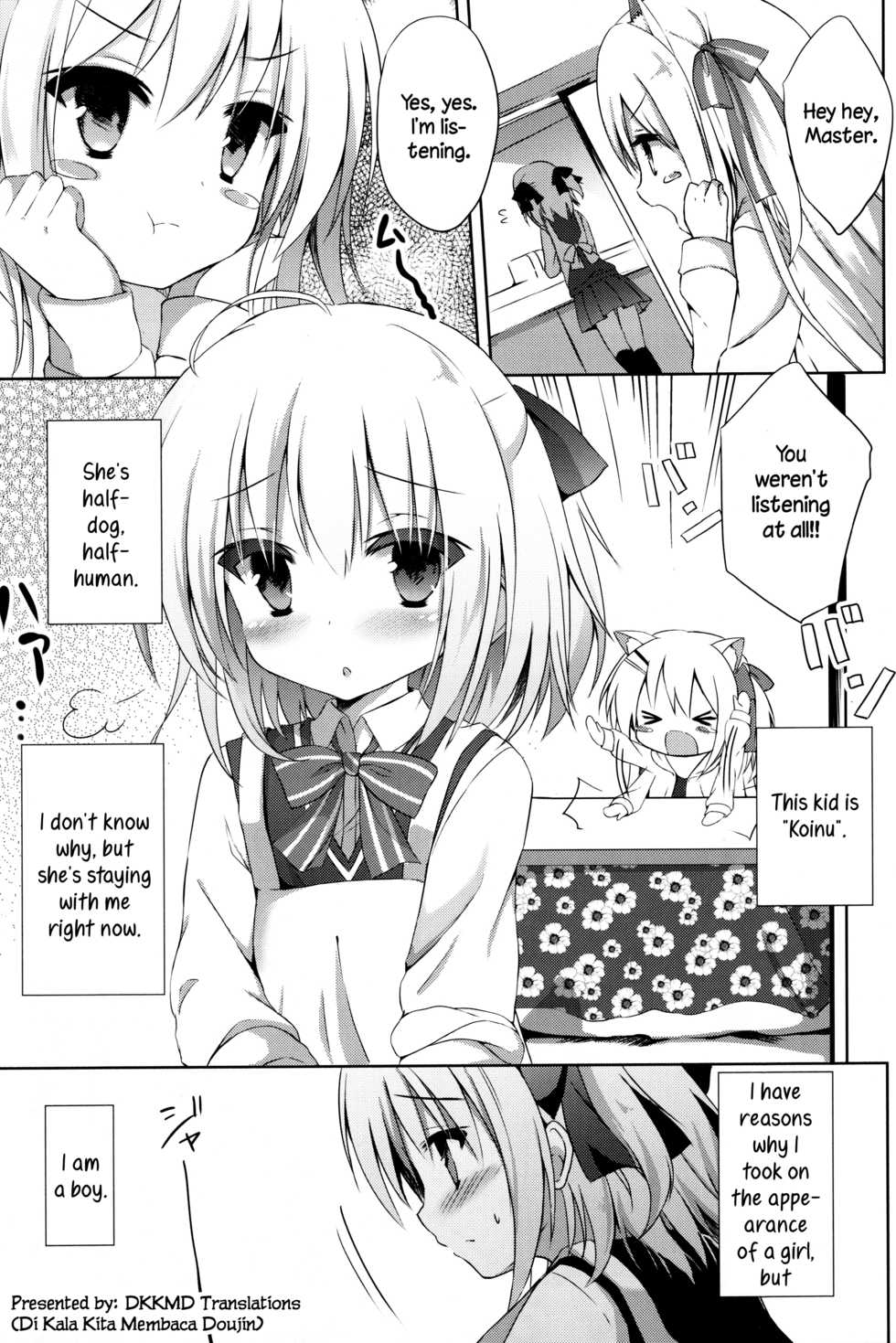 (C91) [DOGYEAR (Kujou Danbo)] Goshujin-sama to Koinu no Midareta Seikatsu | Master and Puppy's Chaotic Life [English] [DKKMD Translations] - Page 2