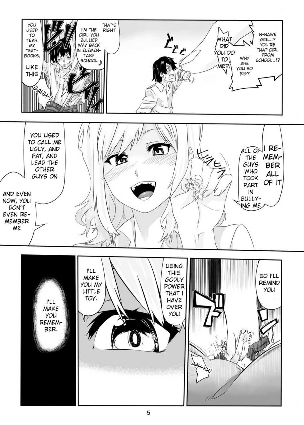 [Arukari (pH)] Ikitete Yokatta ~Ijimekko Datta Aitsu o Chijimete Omocha ni Shichau~ | I shrunk the bully into a toy [English] - Page 6