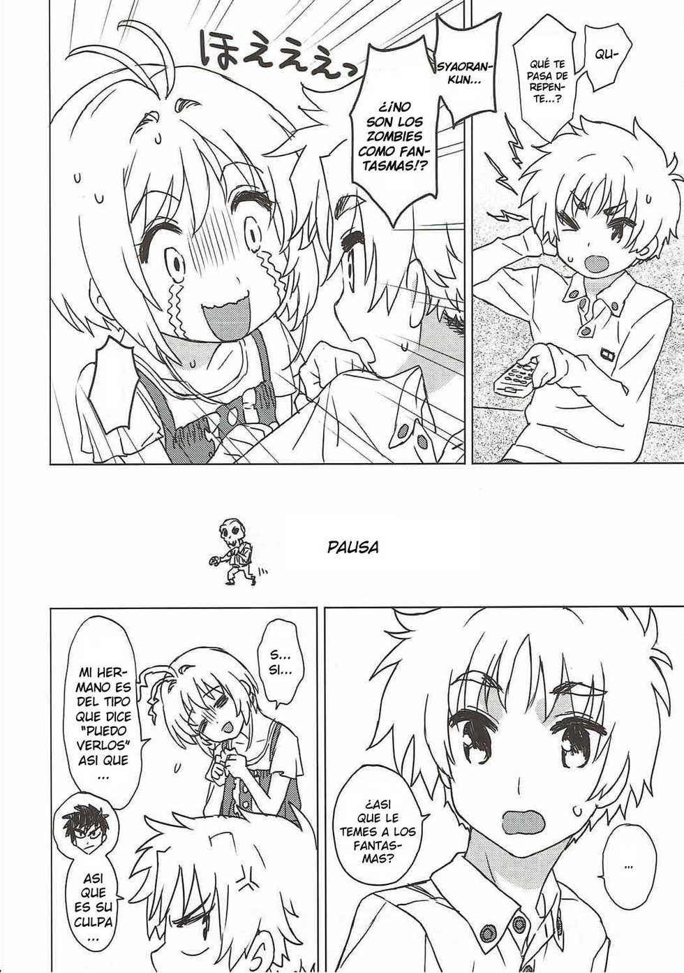 (COMIC1☆11) [MURDERHOUSE (Workaholic)] Sakura to Syaoran to Warm Bodies (Cardcaptor Sakura) [Spanish] - Page 7