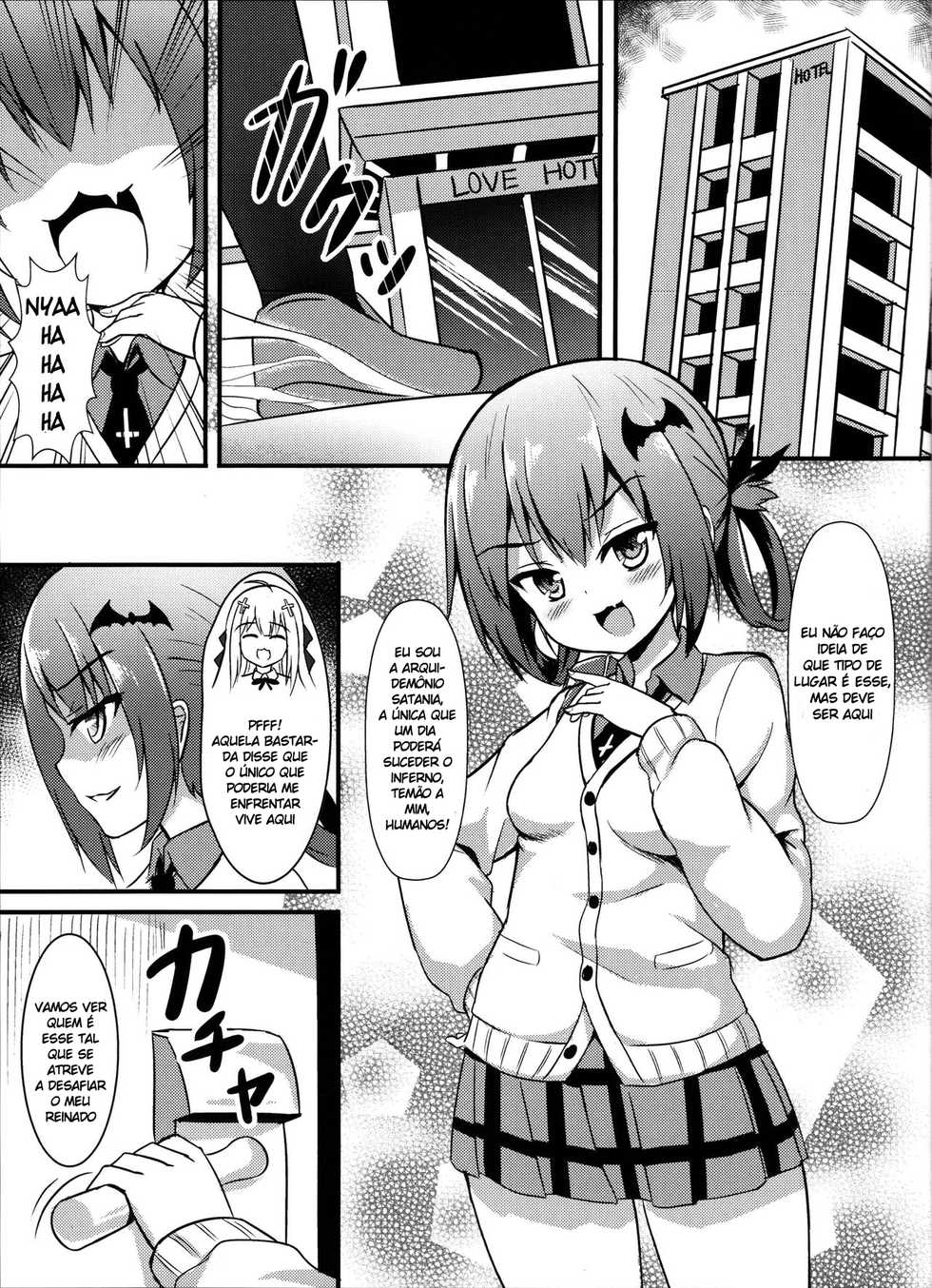 (FF29) [Milkshake Work (Milkshake)] Bakakuma Satania’s Human Domination Plan (Gabriel Dropout) [Portuguese-BR] [DiegoVPR] [Decensored] - Page 4