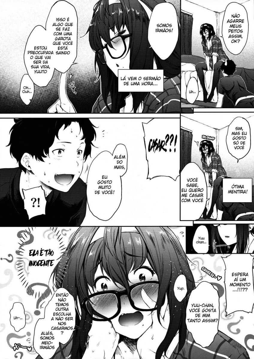 [O.S (Barlun)] Babaa no Inu Ma ni Nee-chan to [Portuguese-BR] - Page 6