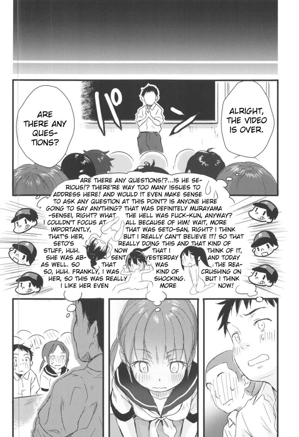 [Peromex (Tamanoi Peromekuri)] ©-sei de Manabu, Tadashii Sex Kouza | JC Hands-On Proper Sex Lecture [English] [bientaimon] [2019-11-09] - Page 23