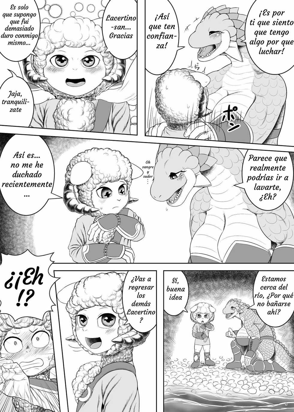 [Seiitsukyou (Goto-Beido)] Yararetai Yatsu wa Mae ni Dena!! | El que quiera ser asesinado un paso al frente!! (Densetsu no Ryodan) [Spanish] [Red Fox Makkan] [Digital] - Page 9