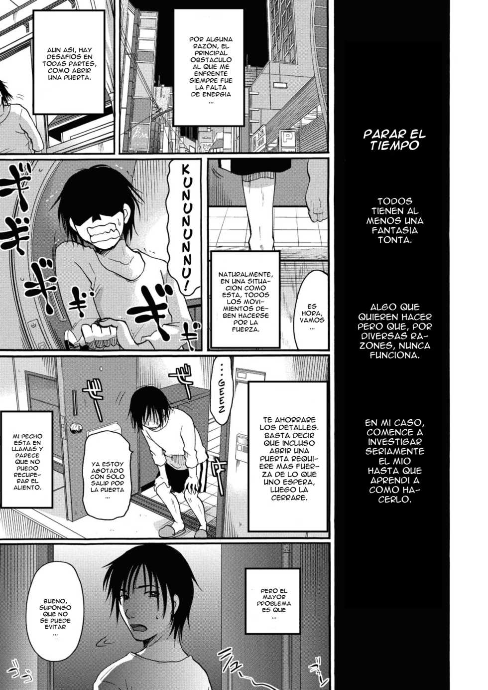 [Itou Ei] Jikan Teishi no Sugoshikata | Como detener el tiempo (COMIC Megastore Alpha 2017-05) [Spanish] [m2mwk2] [Digital] - Page 3