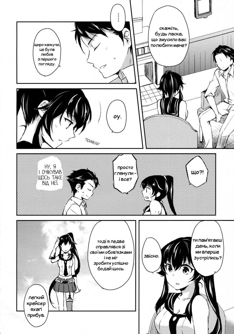 (COMIC1☆9) [Rosapersica (Ichinomiya)] Yoru Yahagi (Kantai Collection -KanColle-) [Ukrainian] [SOFKO] - Page 9