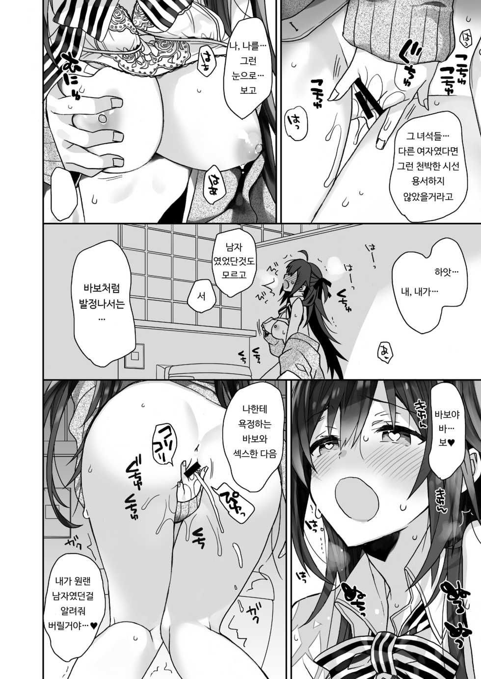 [ciaociao (Araki Kanao)] Nyotaika Shita Ore no Tadareta Nichijou Seikatsu | 여체화한 나의 문란해진 일상 생활 [Korean] [Digital] - Page 11