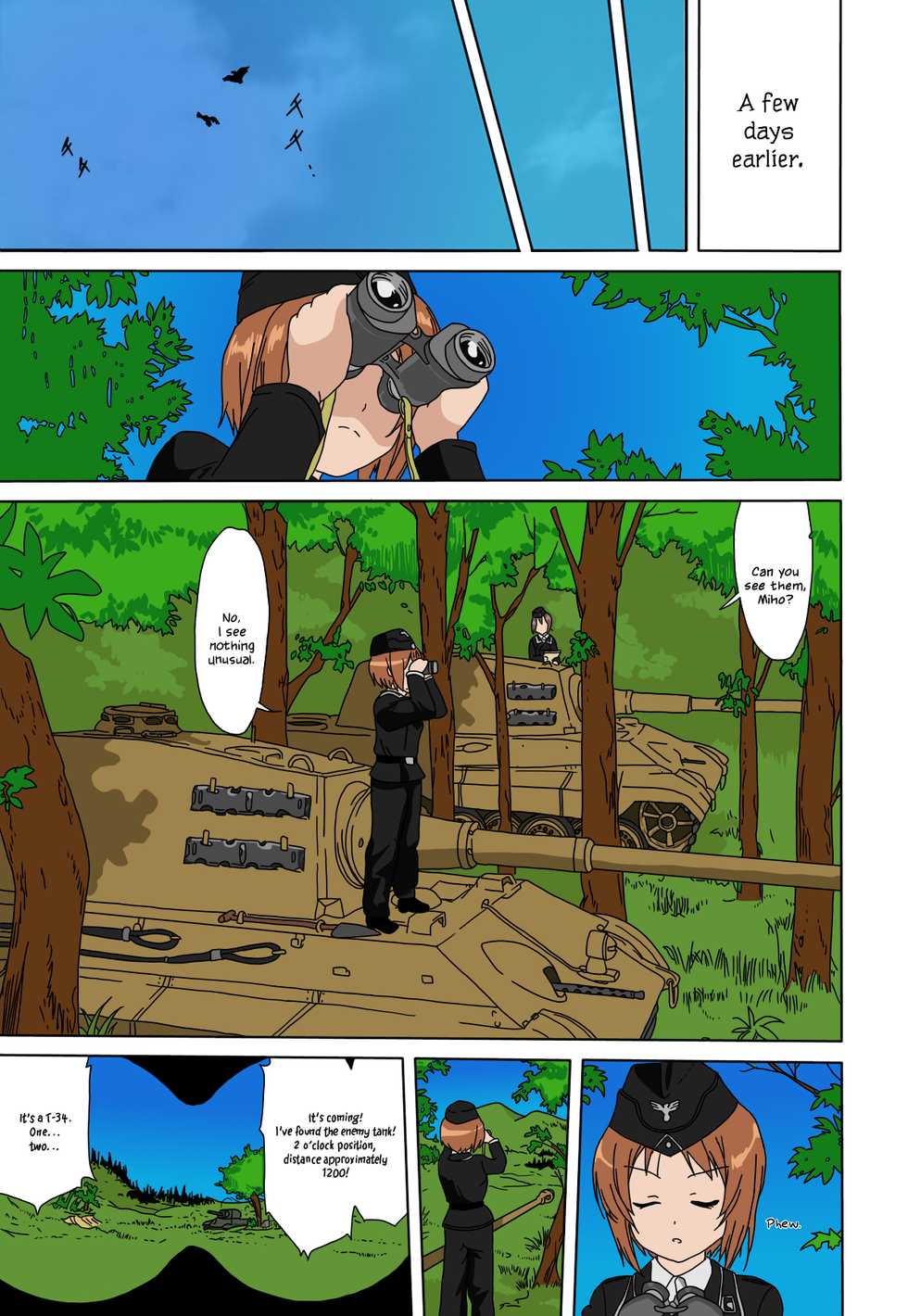 (C84) [Takotsuboya (TK)] Yukiyukite Senshadou (Girls und Panzer) [English] [N04h] [Colorized] [Decensored] - Page 6